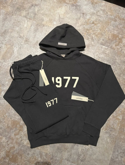 Essentials Fear Of God 1977 - Iron Black Full Set